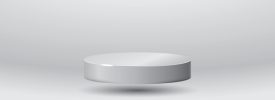 Flying,White,Podium,Elegant,Background,Of,Luxury,Empty,Presentation,Studio