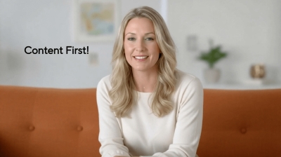 Content is the voice and design is the microphone concept for effective website strategy